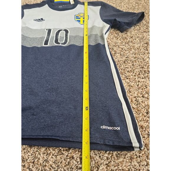 Adidas Sweden Ibrahimovic #10 Jersey S ClimaCool 2015 Soccer Football Shirt - Picture 8 of 11